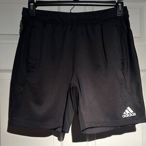 Adidas Men's Black Athletic Shorts